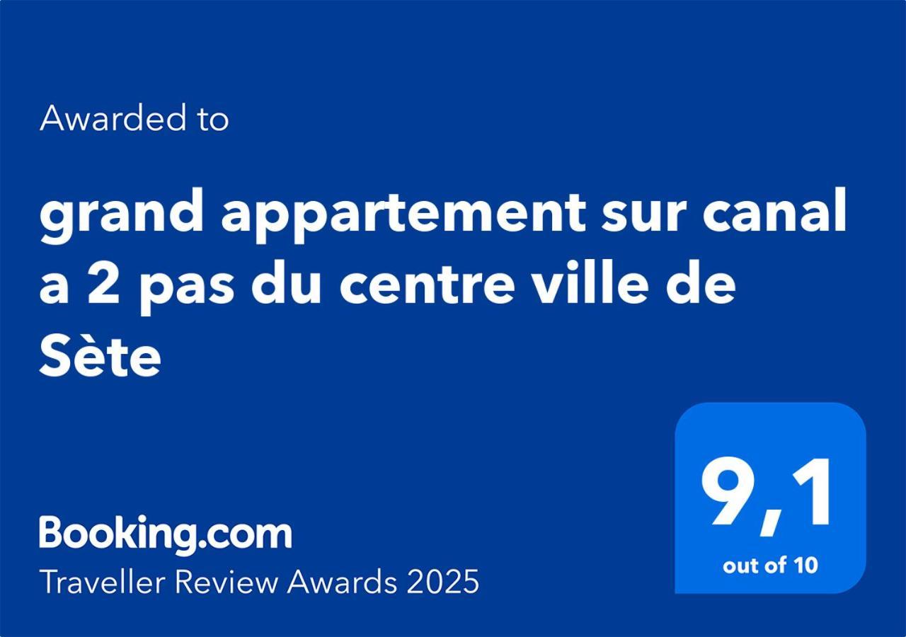 Grand Appartement Sur Canal A 2 Pas Du Centre Ville De Sete Exterior photo